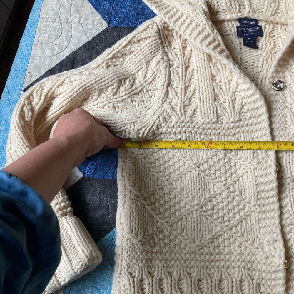 Vintage hand knit American eagle sweater - Picture 6 of 10